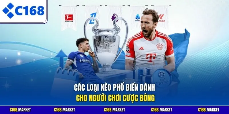 Các loại kèo phổ biến dành cho người chơi cược bóng
