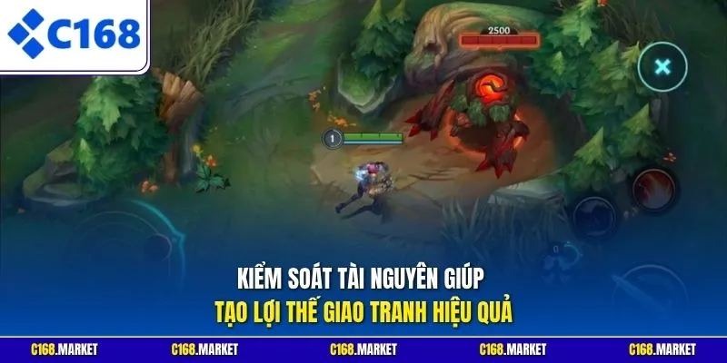 Kiểm soát tài nguyên giúp tạo lợi thế giao tranh hiệu quả